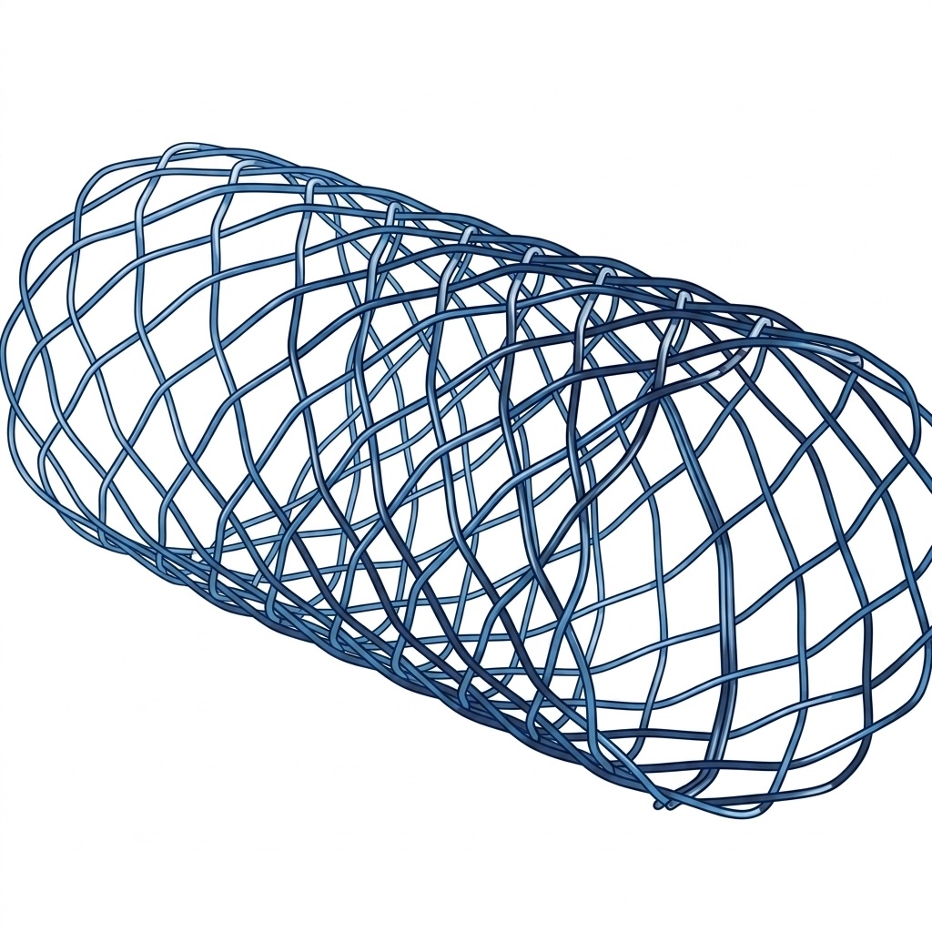 Stent traqueobronquial metálico para mantener la vía aérea permeable en obstrucciones malignas o benignas